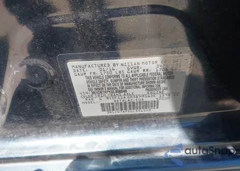 2016 Nissan Versa 1.6 S+ from USA, damaged, VIN 3N1CN7APXGL856540